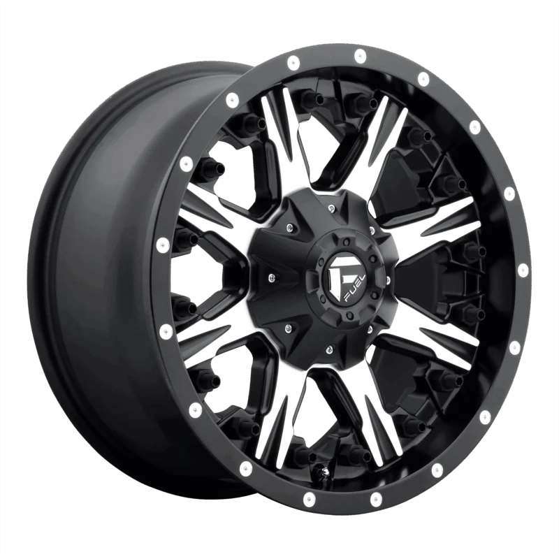 Fuel 1PC D54118909850 - Nutz, Matte Black Machined, D541 Nutz