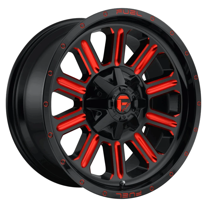 Fuel 1PC D62120907050 - Hardline, Gloss Black Red Tinted Clear, D621 Hardline