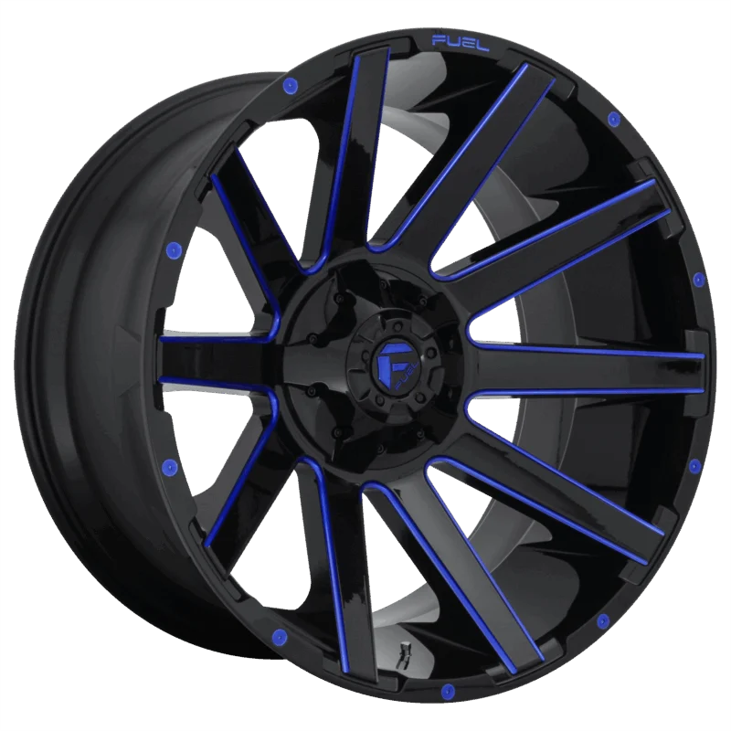 Fuel 1PC D64418909850 - Contra, Gloss Black Blue Tinted Clear, D644 Contra
