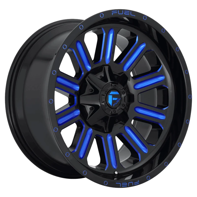 Fuel 1PC D64620002647 - Hardline, Gloss Black Blue Tinted Clear, D646 Hardline