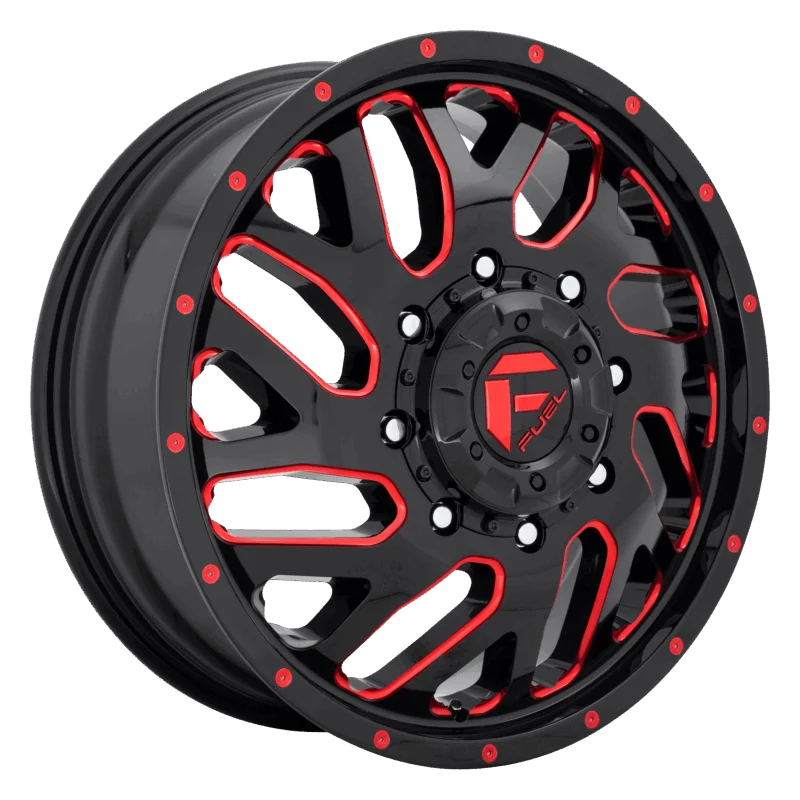 Fuel 1PC D65620828D - Triton, Gloss Black Red Tinted Clear, D656 Triton
