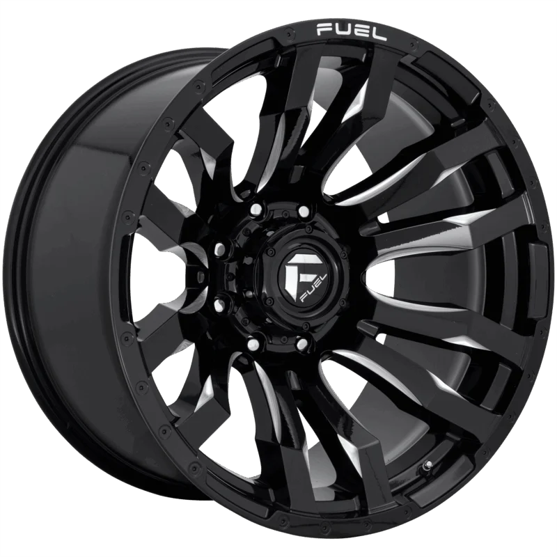 Fuel 1PC D67320908257 - Blitz, Gloss Black Milled, D673 Blitz