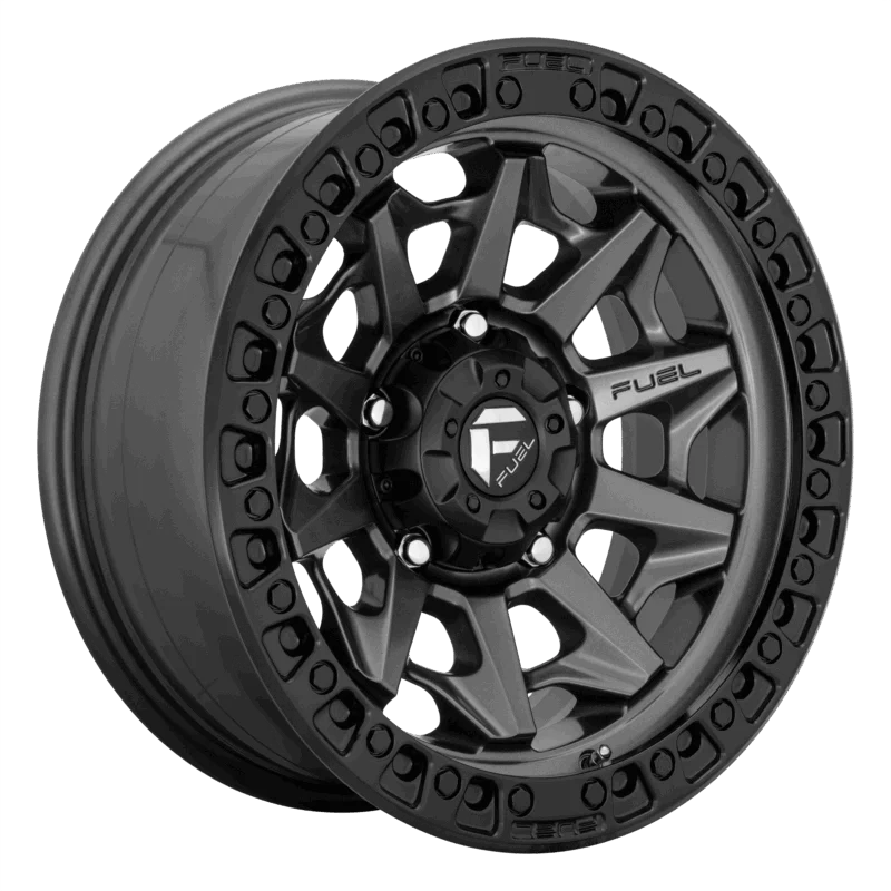 Fuel 1PC D71615806537 - Covert, Matte Gunmetal Black Bead Ring, D716 Covert