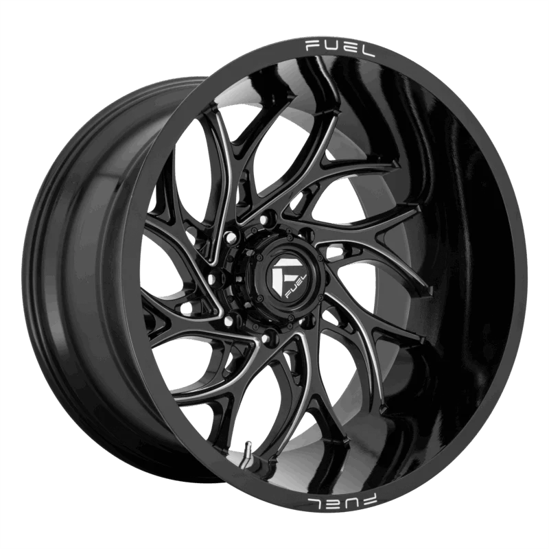 Fuel 1PC D741208293 - Runner, Gloss Black Milled, D741 Runner