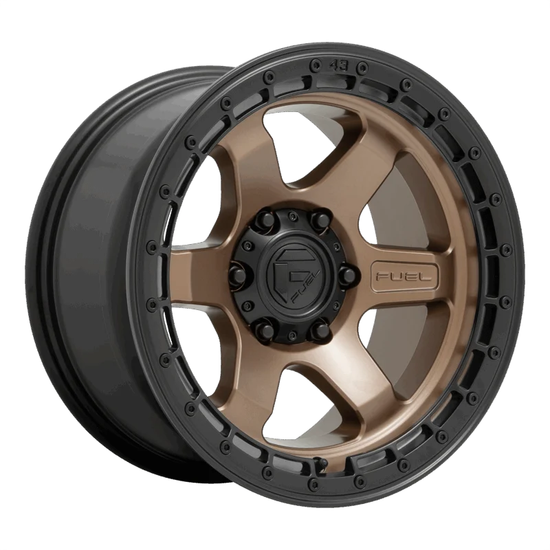 Fuel 1PC D75118908757 - Block, Matte Bronze W/ Black Ring, D751 Block