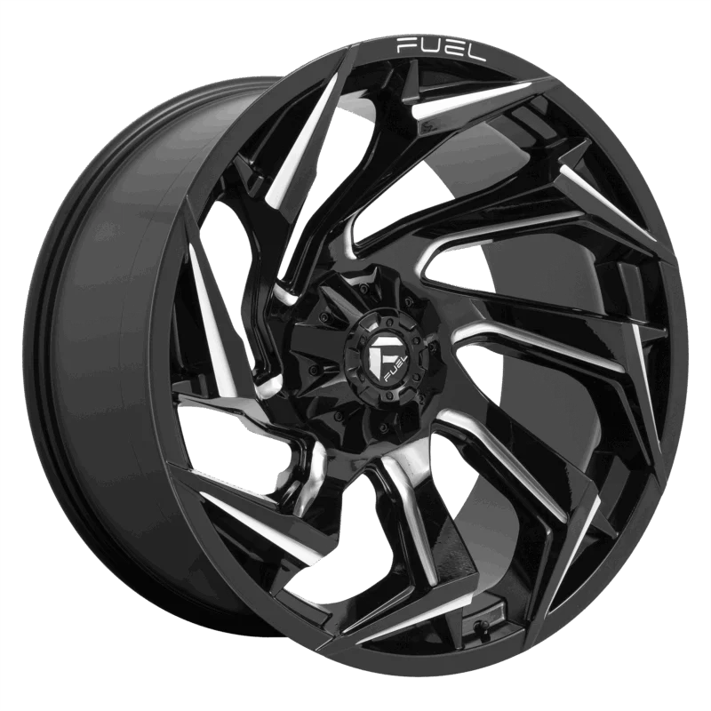 Fuel 1PC D75318901745 - Reaction, Gloss Black Milled, D753 Reaction