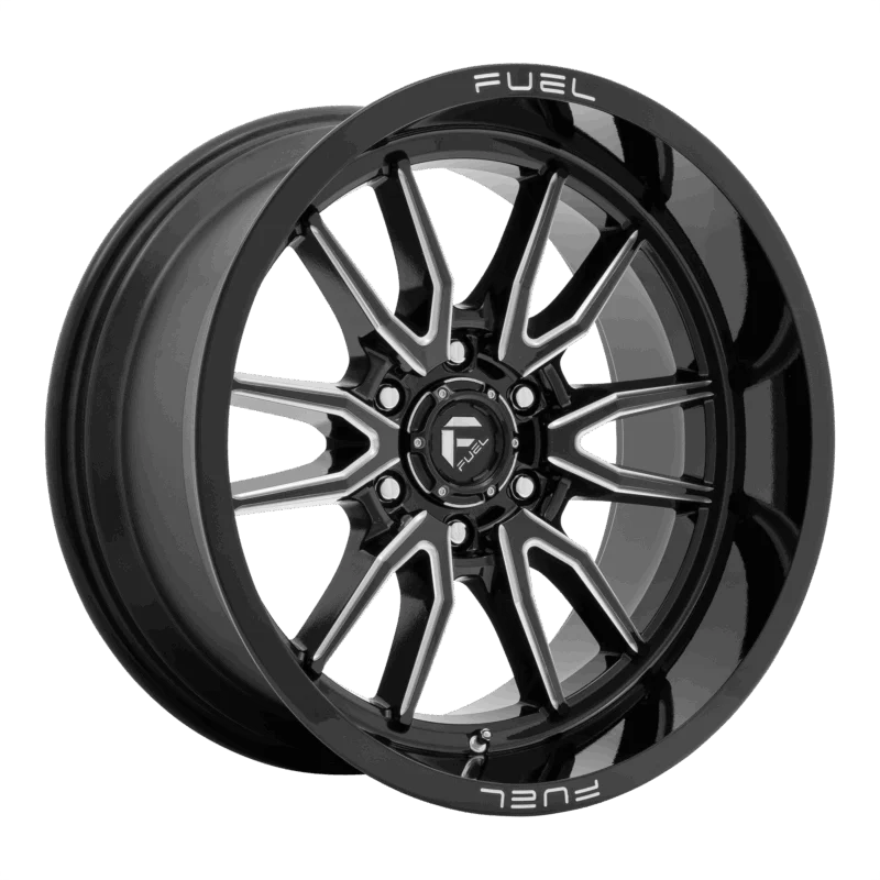 Fuel 1PC D76117908445 - Clash, Gloss Black Milled, D761 Clash