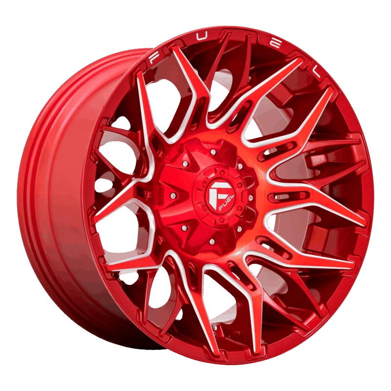 Fuel 1PC D77120908250 - Twitch, Candy Red Milled, D771 Twitch