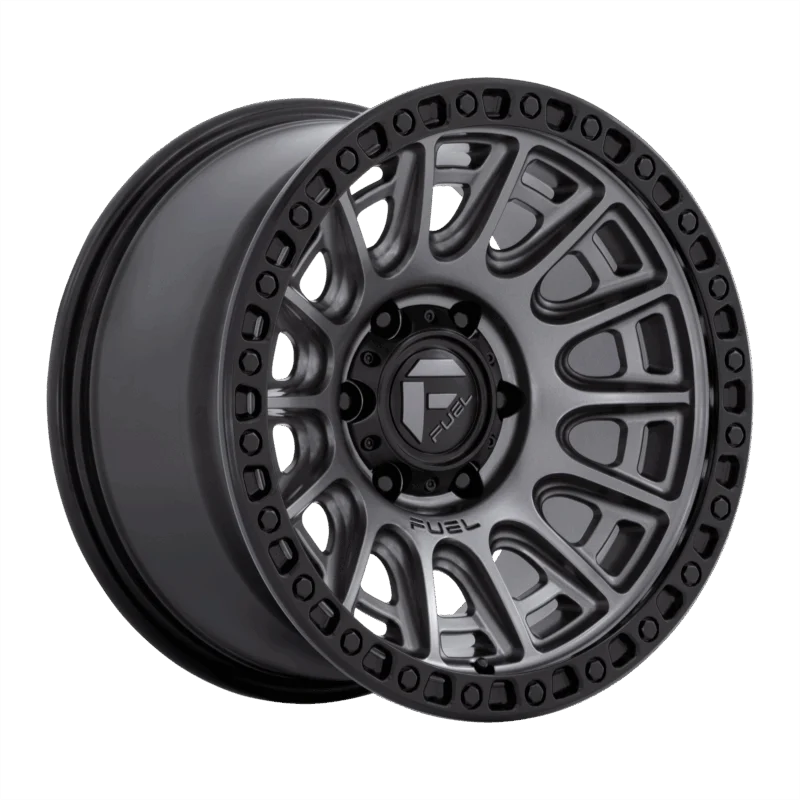 Fuel 1PC D83517908445 - Cycle, Matte Gunmetal W/ Black Ring, D835 Cycle