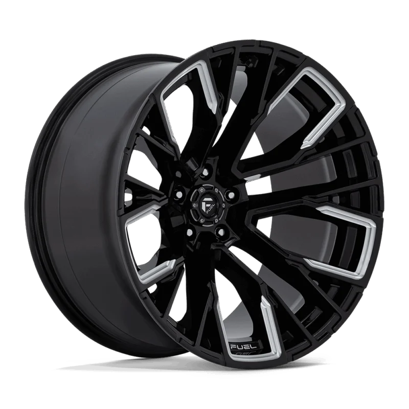 Fuel 1PC D84922207547 - Rebar, Gloss Black Milled, D849 Rebar