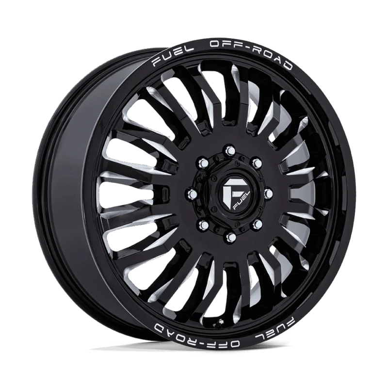 Fuel 1PC D868208217 - Arc Dually, Gloss Black Milled, D868 Arc Dually