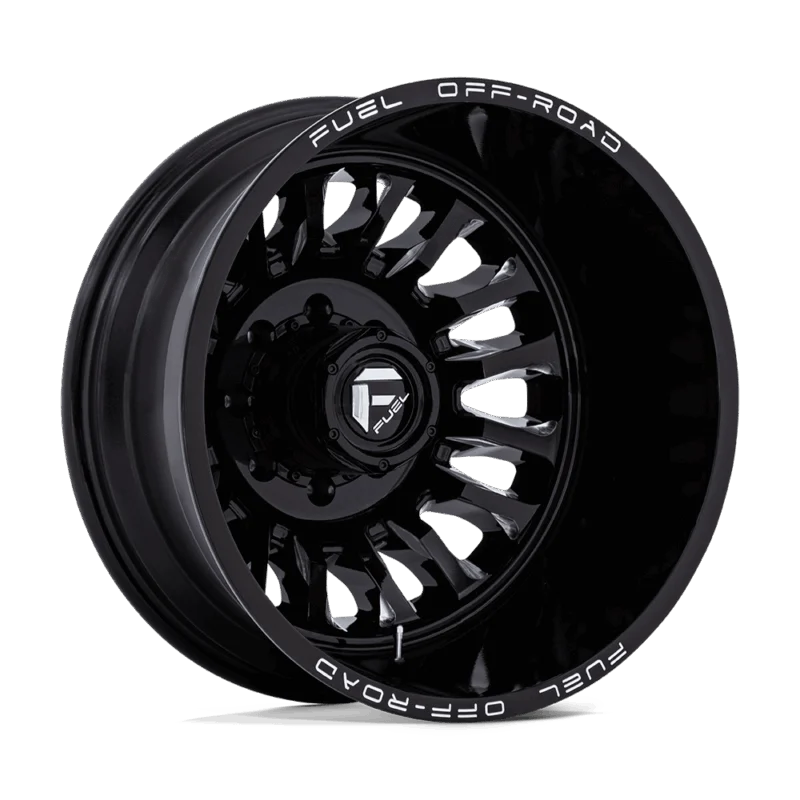 Fuel 1PC D86820829325 - Arc Dually, Gloss Black Milled, D868 Arc Dually