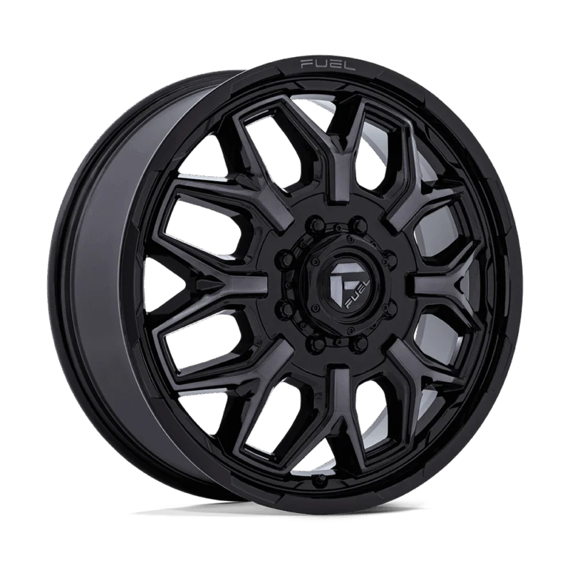 Fuel 1PC D875228292 - Flux Dually, Gloss Black Brush Fc Gray Dddt, D875 Flux Dually