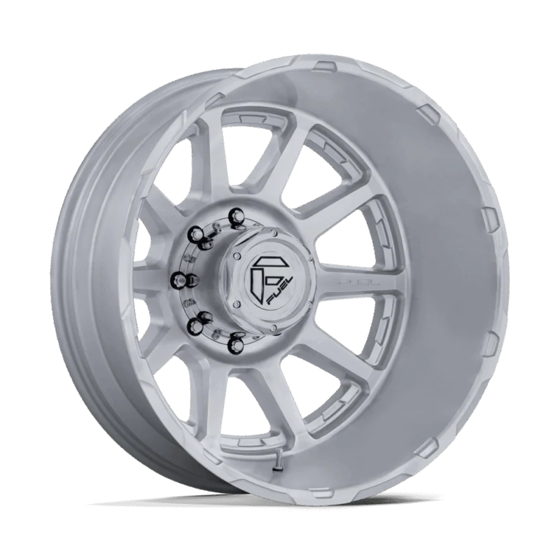 Fuel 1PC D91222829235 - Circuit Dually, Gloss Silver W/ Machined Face, D912 Circuit Dually