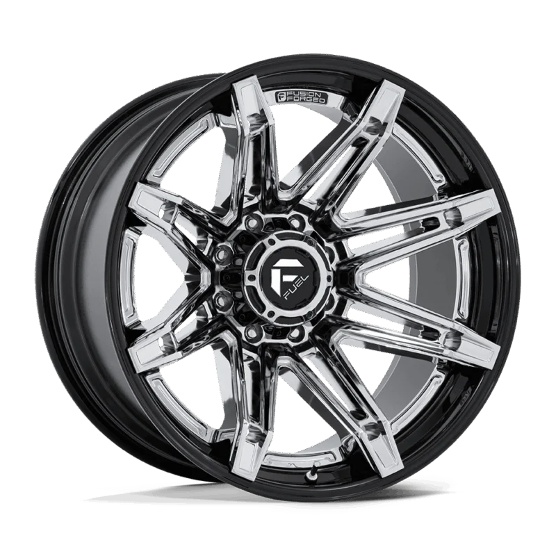 Fuel 1PC FC401PB22108718N - Brawl, Chrome W/ Gloss Black Lip, Fc401 Brawl