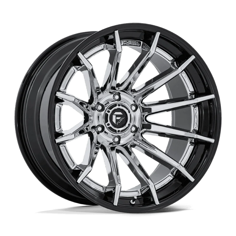 Fuel 1PC FC403PB20106818N - Burn, Chrome W/ Gloss Black Lip, Fc403 Burn