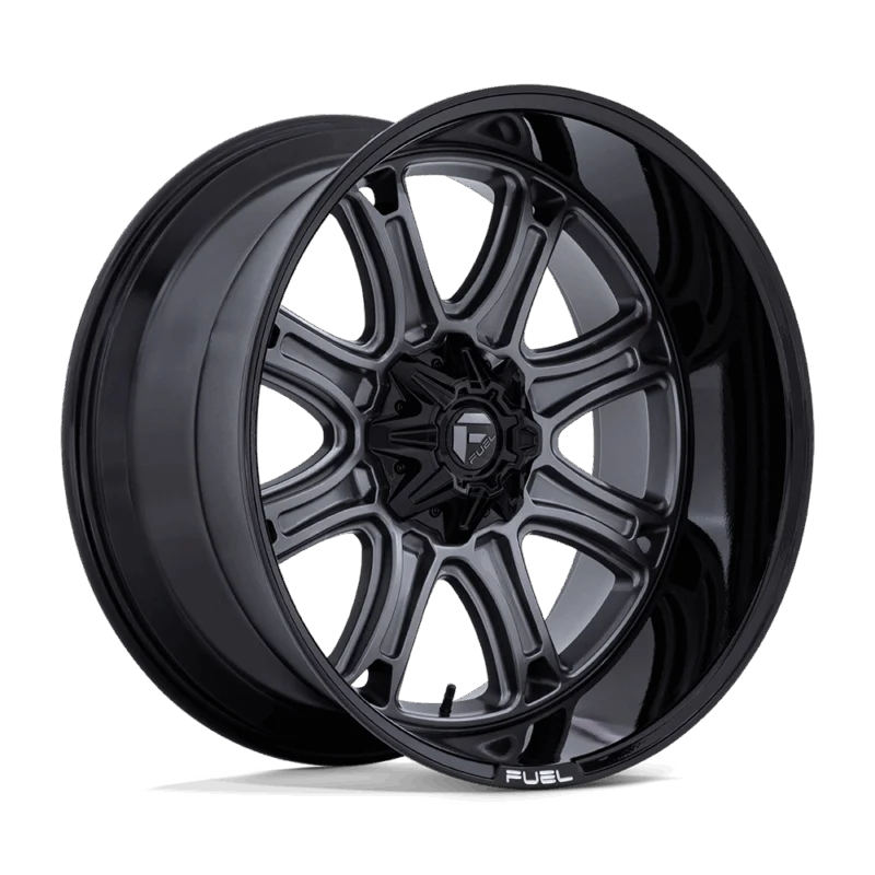 Fuel 1PC FC853AB20908701 - Darkstar, Matte Gunmetal W/ Black Lip