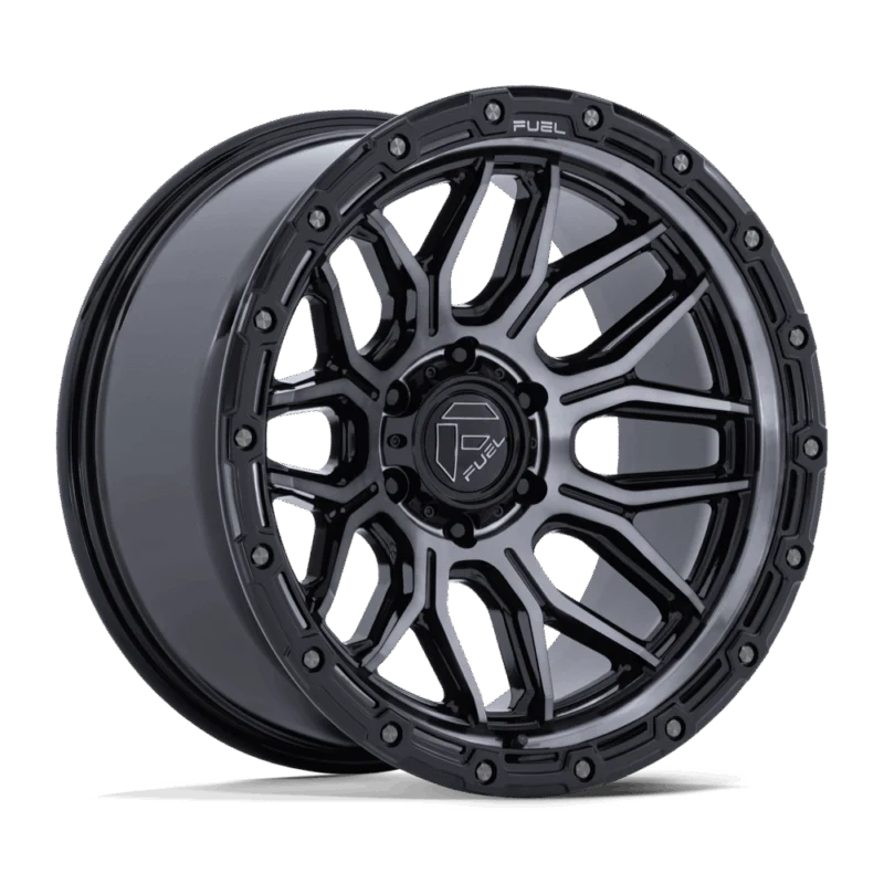 Fuel 1PC FC881BT17906812N - Surge, Gloss Black Machined W/ Gtcc, Fc881 Surge