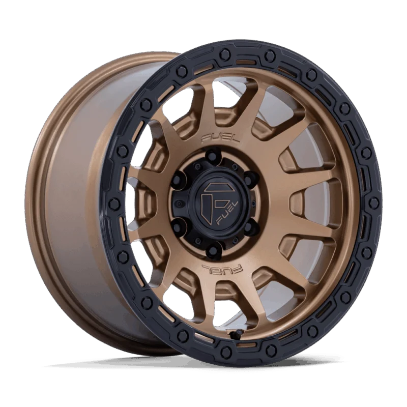 Fuel 1PC FC884ZB17856400 - Fortress, Matte Bronze W Gloss Black Lip, Fc884 Fortress