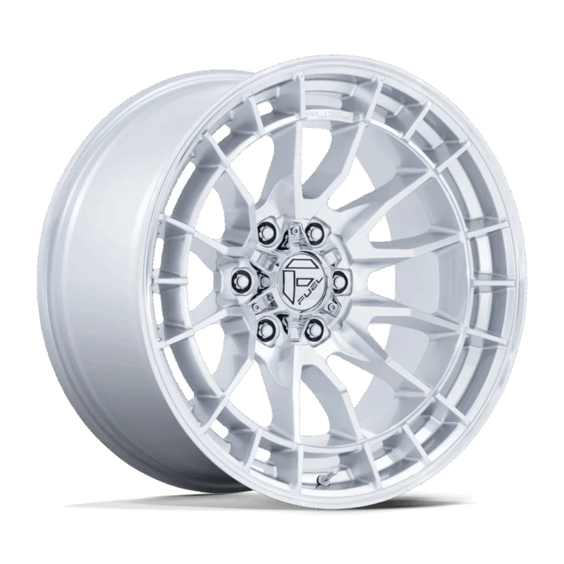 Fuel 1PC FC888SD17906801 - Revolt, Hyper Silver W/ Machined Face, Fc888 Revolt