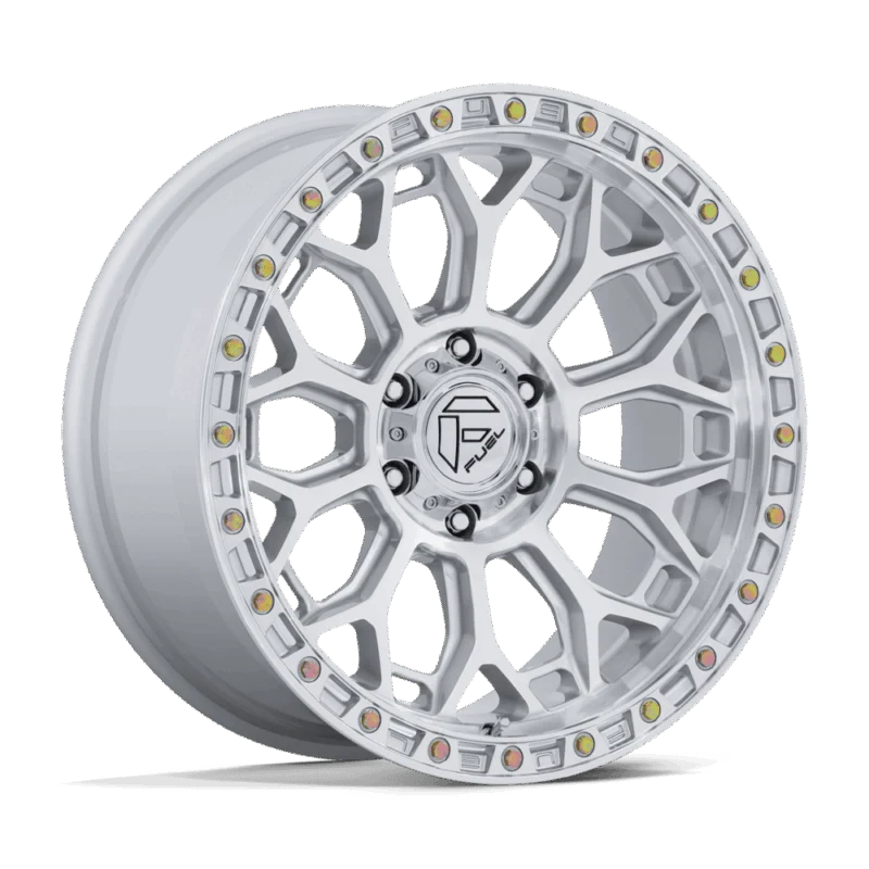 Fuel 1PC FC901SD17905001 - Talon, Gloss Silver W/ Machined Face, Fc901 Talon