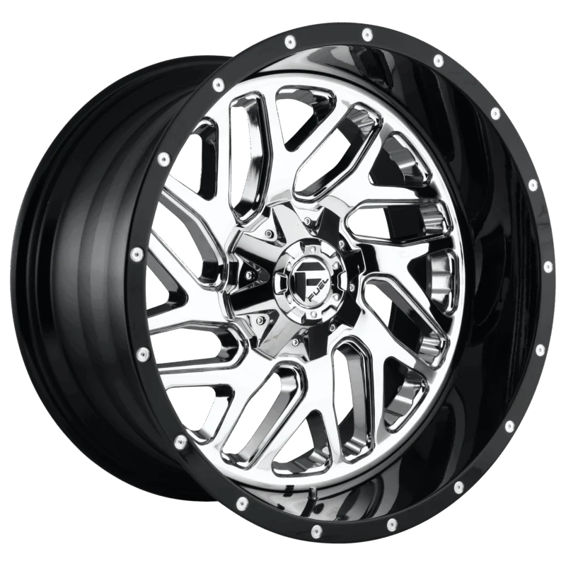 Fuel 2PC D21120209847 - Triton, Chrome Plated Gloss Black Lip, D211 Triton