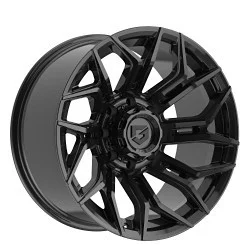 Gear Off Road 776B-2098118 - 776b, 8x6.5 +18mm, Gloss Black