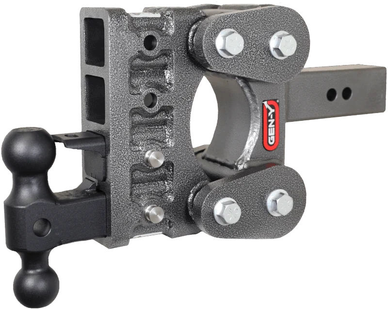GEN-Y Hitch GH-1124 - Mega-Duty Drop Hitch, Silver Vein, Steel