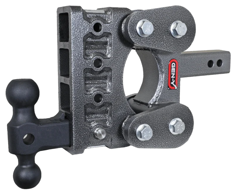 GEN-Y Hitch GH-1214 - Mega-Duty Drop Hitch, Silver Vein, Steel