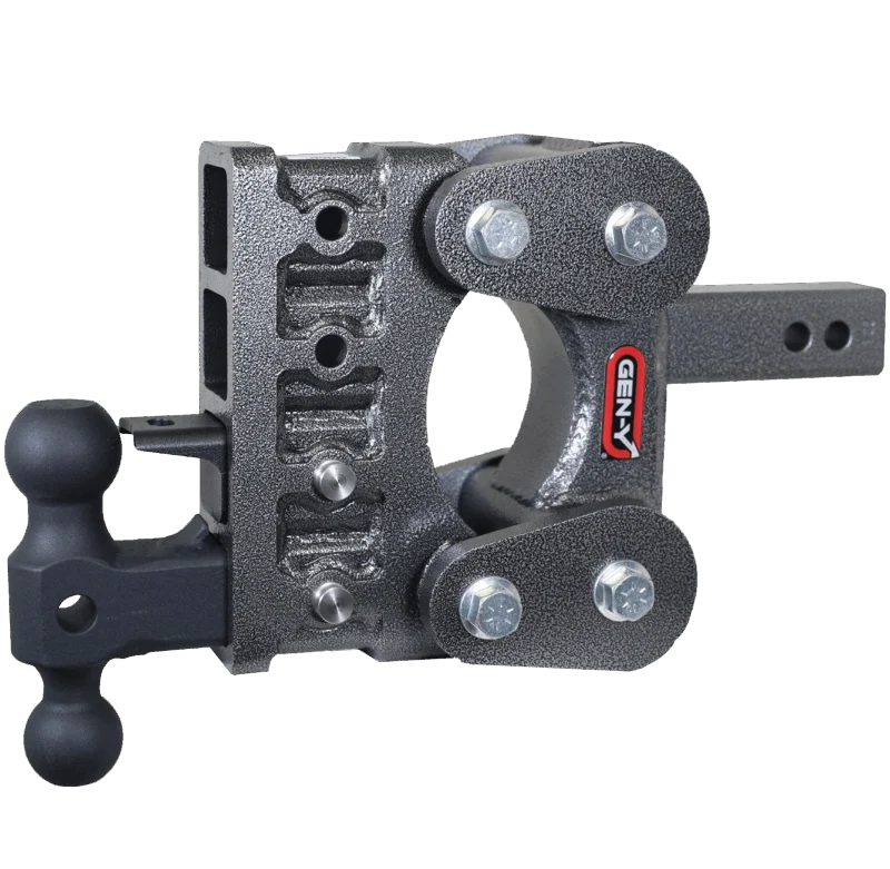 GEN-Y Hitch GH-1224 - Mega-Duty Drop Hitch, Silver Vein, Steel