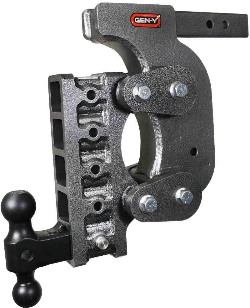 GEN-Y Hitch GH-1415 - Mega-Duty Drop Hitch, Silver Vein, Steel