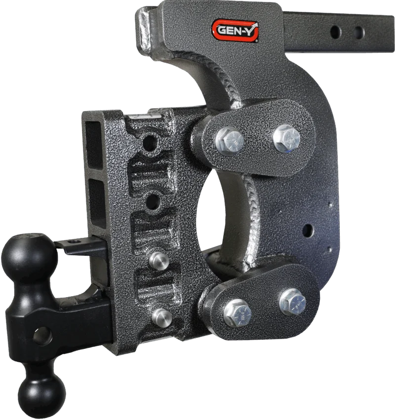 GEN-Y Hitch GH-1424 - Mega-Duty Drop Hitch, Silver Vein, Steel