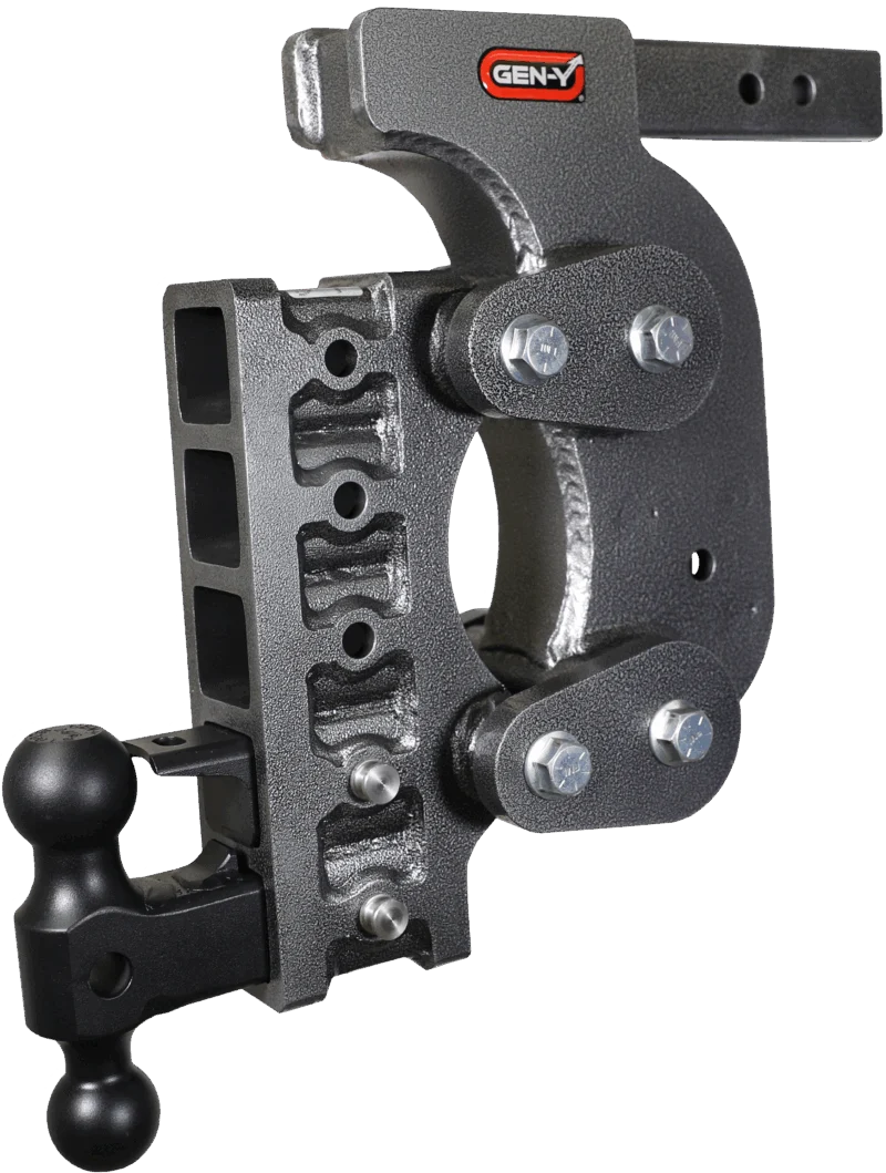 GEN-Y Hitch GH-1425 - Mega-Duty Drop Hitch, Silver Vein, Steel