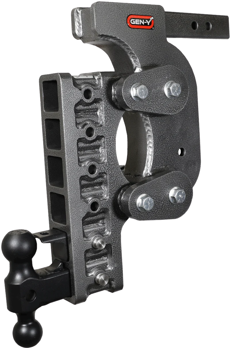 GEN-Y Hitch GH-1426 - Mega-Duty Drop Hitch, Silver Vein, Steel
