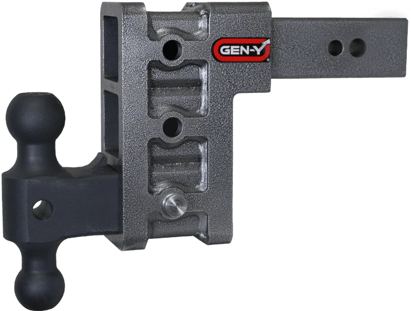 GEN-Y Hitch GH-1613 - Mega-Duty Drop Hitch, Silver Vein, Steel