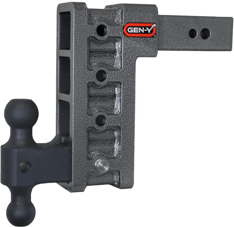 GEN-Y Hitch GH-1614 - Mega-Duty Drop Hitch, Silver Vein, Steel