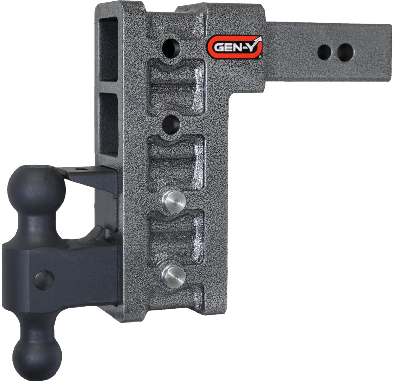 GEN-Y Hitch GH-1624 - Mega-Duty Drop Hitch, Silver Vein, Steel