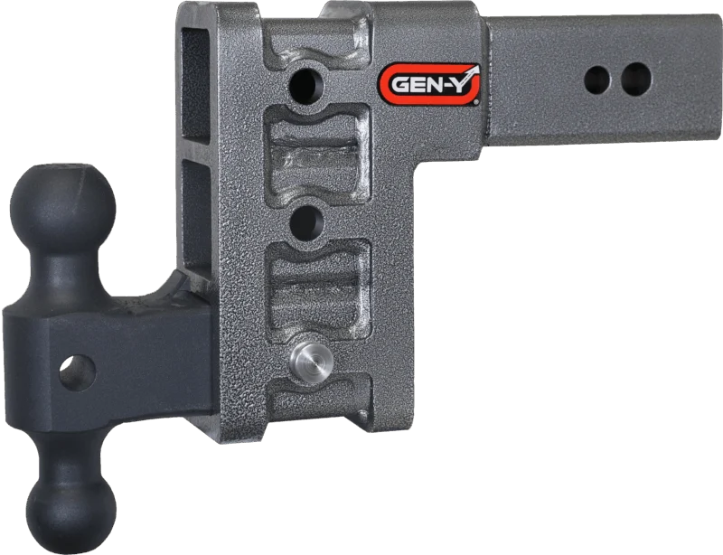 GEN-Y Hitch GH-1713 - Mega-Duty Drop Hitch, Silver Vein, Steel