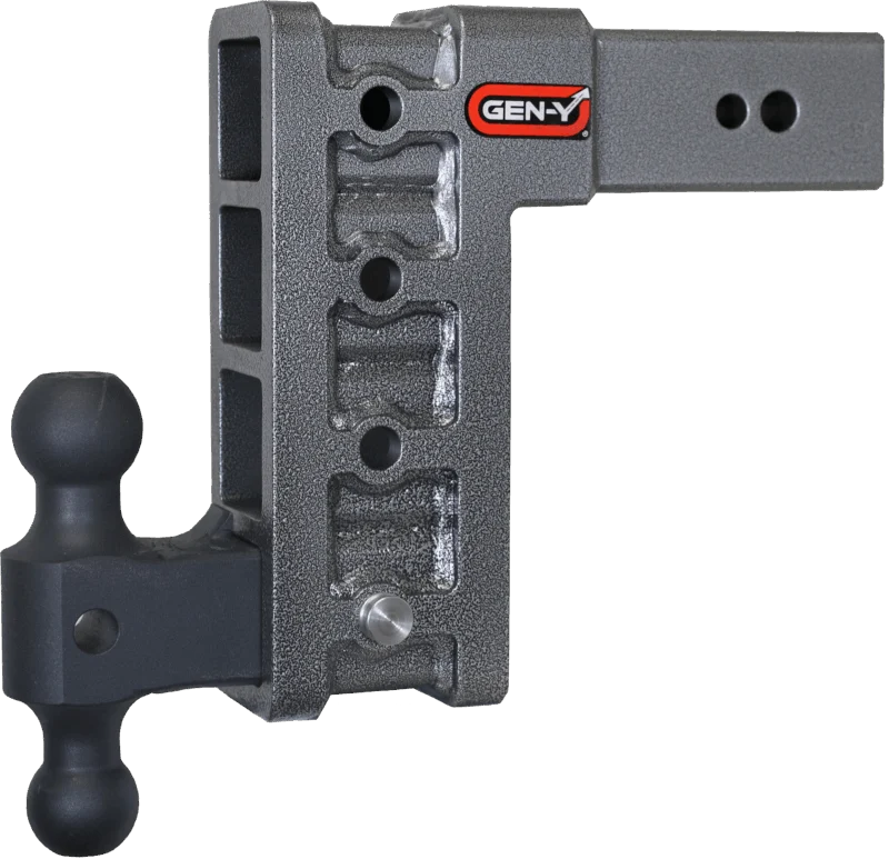 GEN-Y Hitch GH-1714 - Mega-Duty Drop Hitch, Silver Vein, Steel