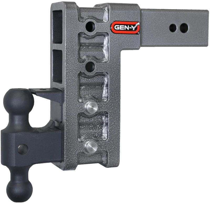GEN-Y Hitch GH-1724 - Mega-Duty Drop Hitch, Silver Vein, Steel