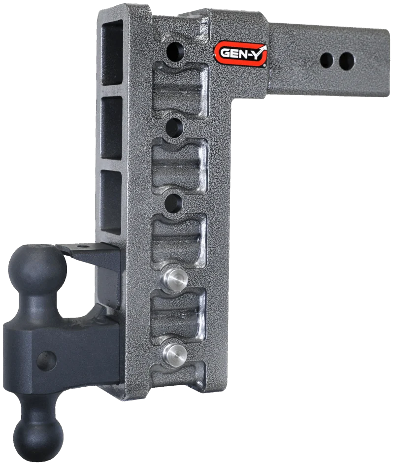 GEN-Y Hitch GH-1725 - Mega-Duty Drop Hitch, Silver Vein, Steel
