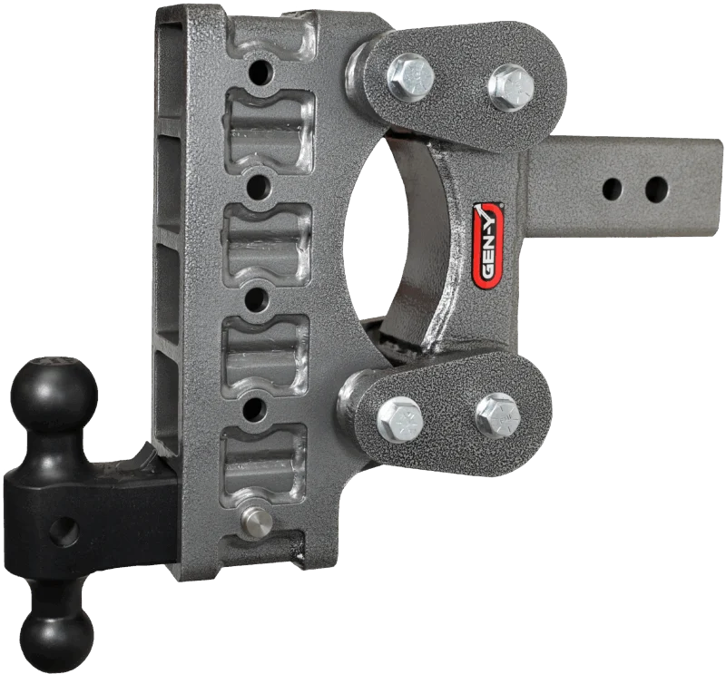 GEN-Y Hitch GH-1815 - Mega-Duty Drop Hitch, Silver Vein, Steel
