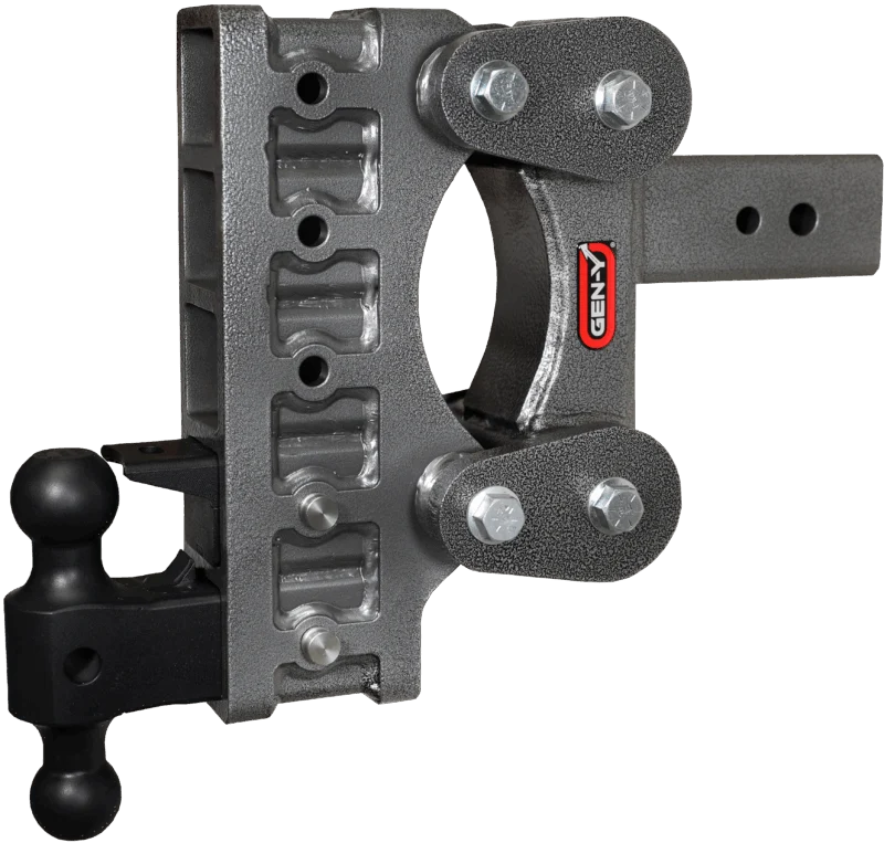 GEN-Y Hitch GH-1825 - Mega-Duty Drop Hitch, Silver Vein, Steel