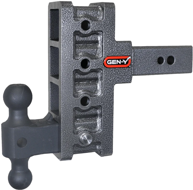 GEN-Y Hitch GH-1914 - Mega-Duty Drop Hitch, Silver Vein, Steel