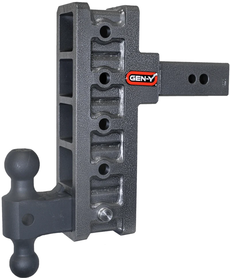 GEN-Y Hitch GH-1915 - Mega-Duty Drop Hitch, Silver Vein, Steel