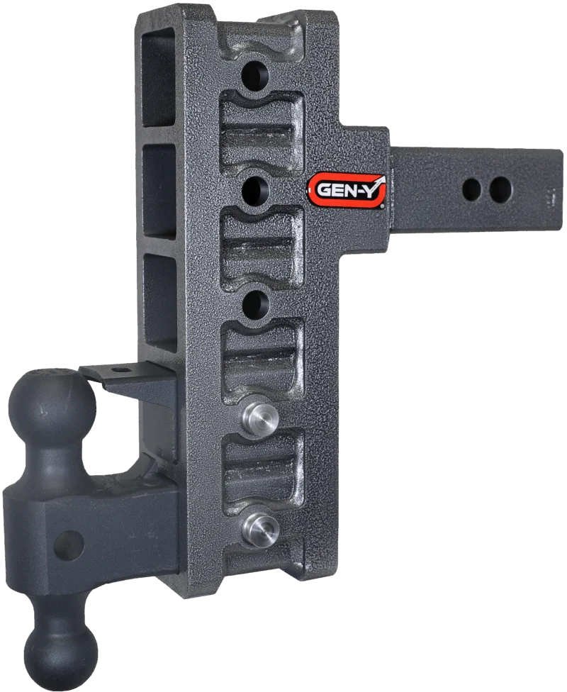 GEN-Y Hitch GH-1925 - Mega-Duty Drop Hitch, Silver Vein, Steel