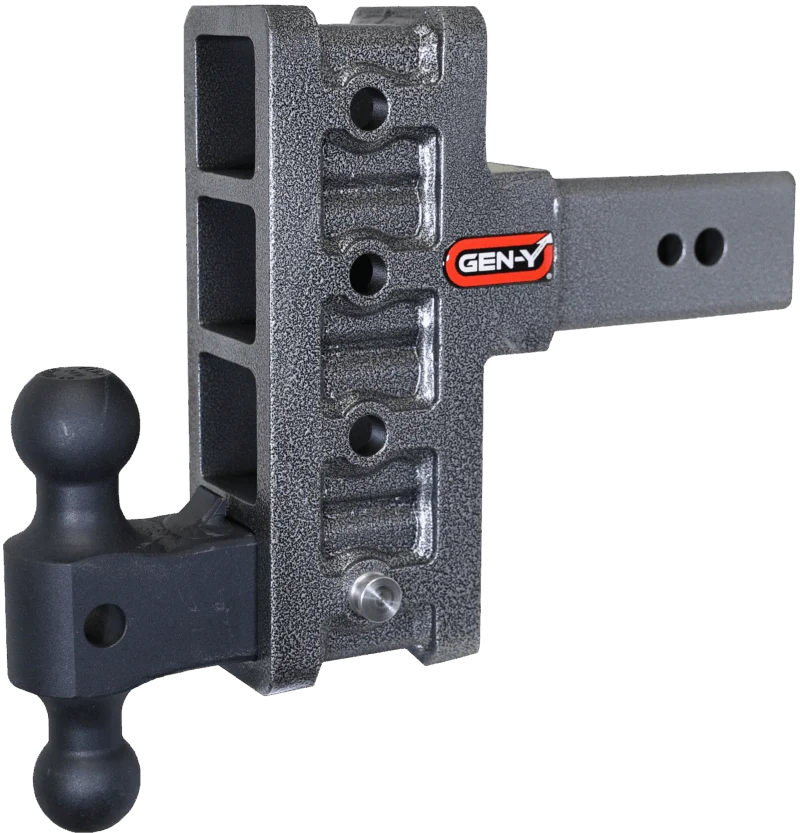 GEN-Y Hitch GH-2014 - Mega-Duty Drop Hitch, Silver Vein, Steel