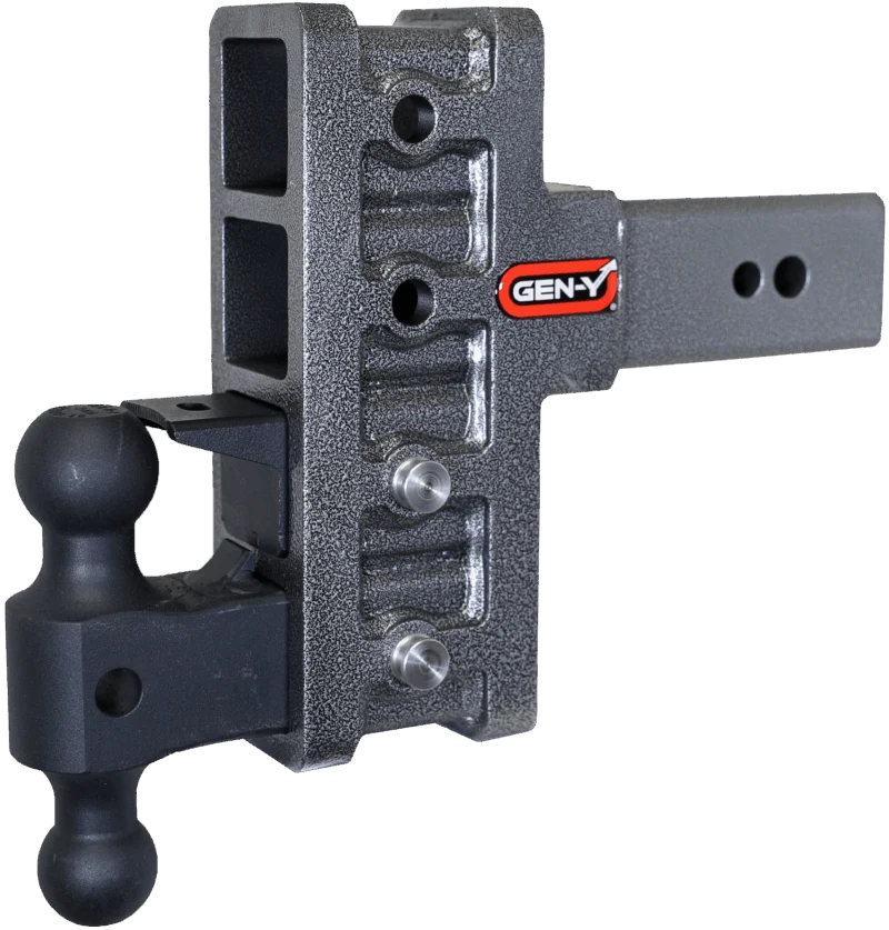 GEN-Y Hitch GH-2024 - Mega-Duty Drop Hitch, Silver Vein, Steel