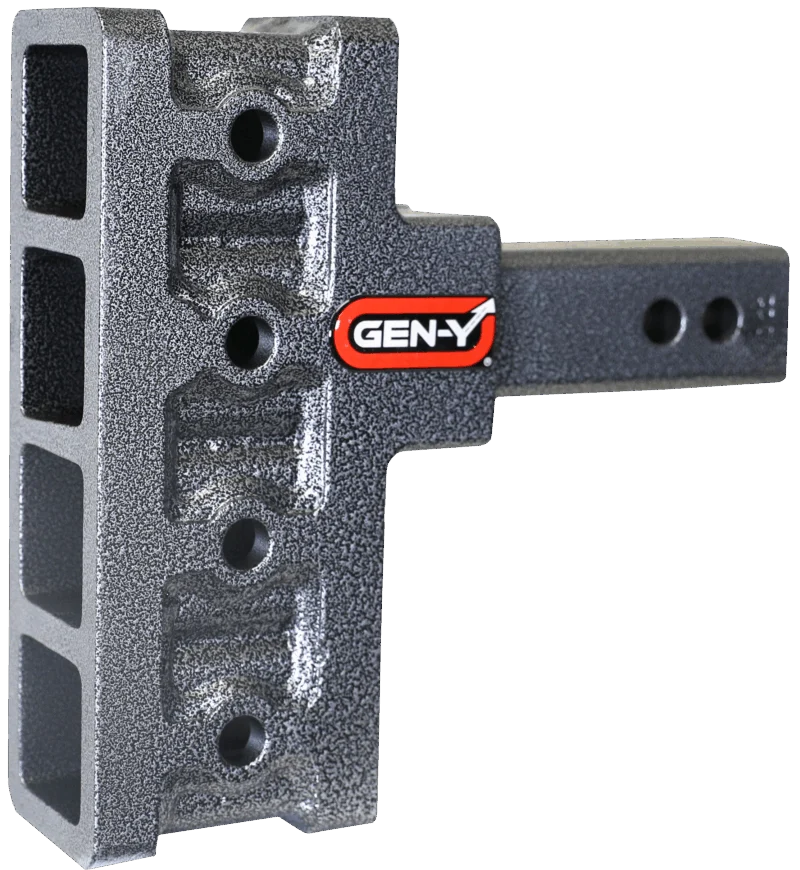 GEN-Y Hitch GH-204 - Mega-Duty Drop Hitch, Silver Vein, Steel