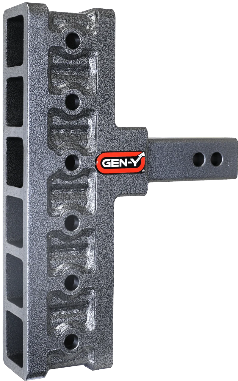 GEN-Y Hitch GH-206 - Mega-Duty Drop Hitch, Silver Vein, Steel